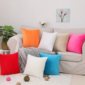 

Super soft velvet plush sofa cushion cover 35x45/40x40/45x45/40x60/50x50/55x55/60x60cm throw pillow cover decorative pillow case
