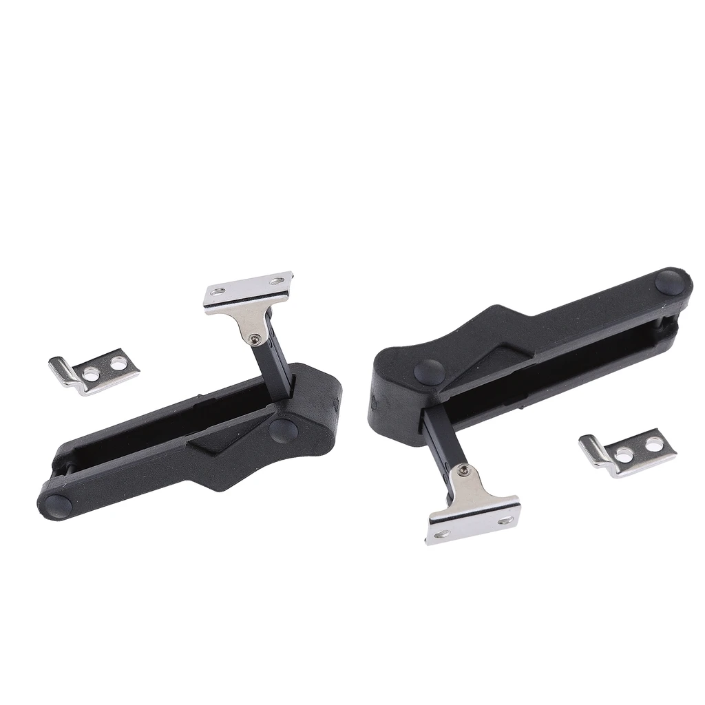 MagiDeal 2pcs Flexible Draw Latch 4'' Soft Black Rubber Replacement XK710