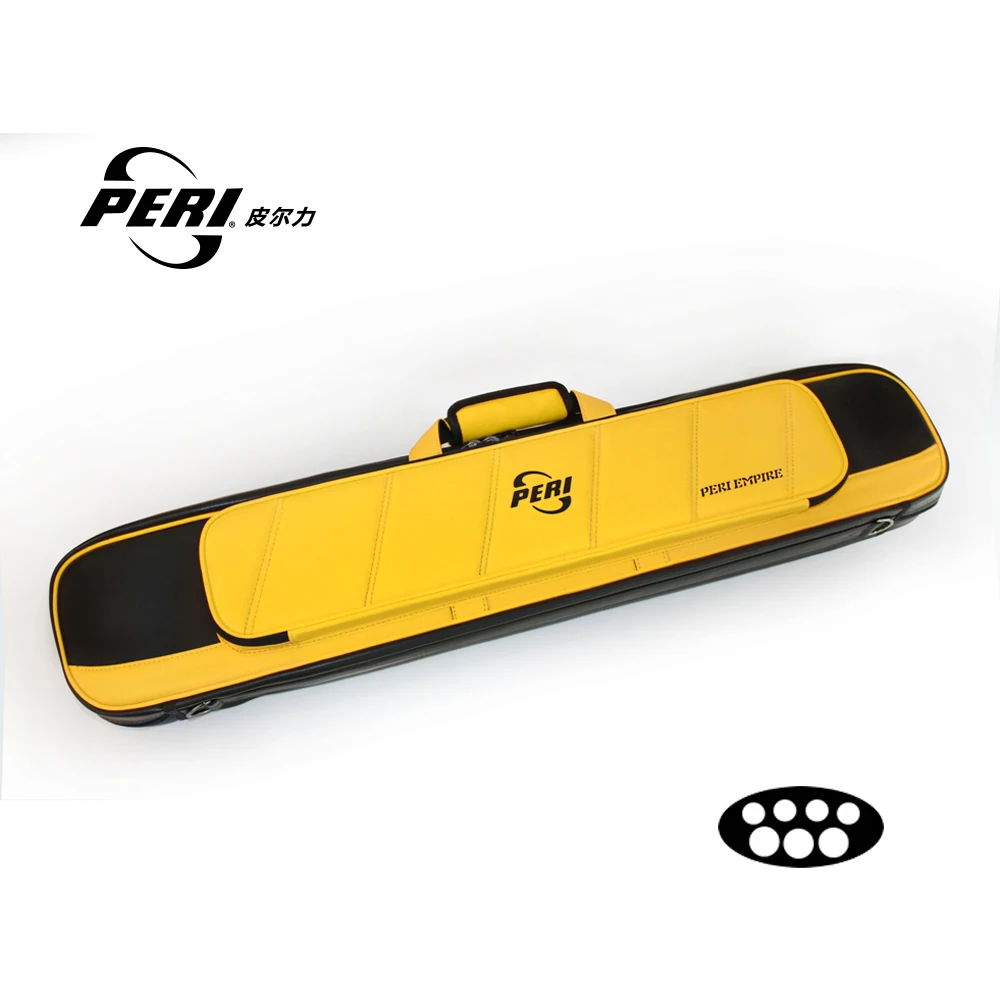 

PERI New Arrival Professional Multi-piece Rod Box Billiard Pool Cue Case 89 cm PU Billiards Accessories Professional China