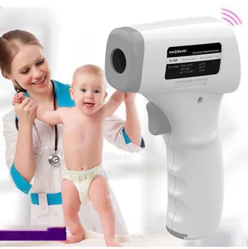 

Smaet Home Forehead Thermometer Digital Infrared Body Temporal Thermometer with Voice Utterance for Children Adults Infants