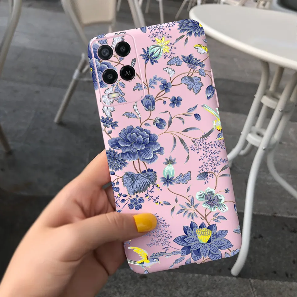 cases for oppo back For OPPO A54 CPH2239 Case Pretty Girls Phone Back Cover For OPPO A54 2021 A 54 OPPOA54 S Shockproof Funda Cat Flower Soft Bumper oppo phone back cover