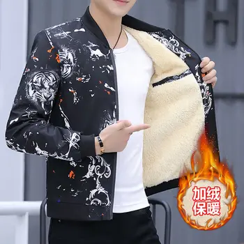 

Winter Jacket Men Brand Clothing Fashion Casual Slim Thick Warm Mens Coats Parkas With Hooded Long Overcoats Male Clothes