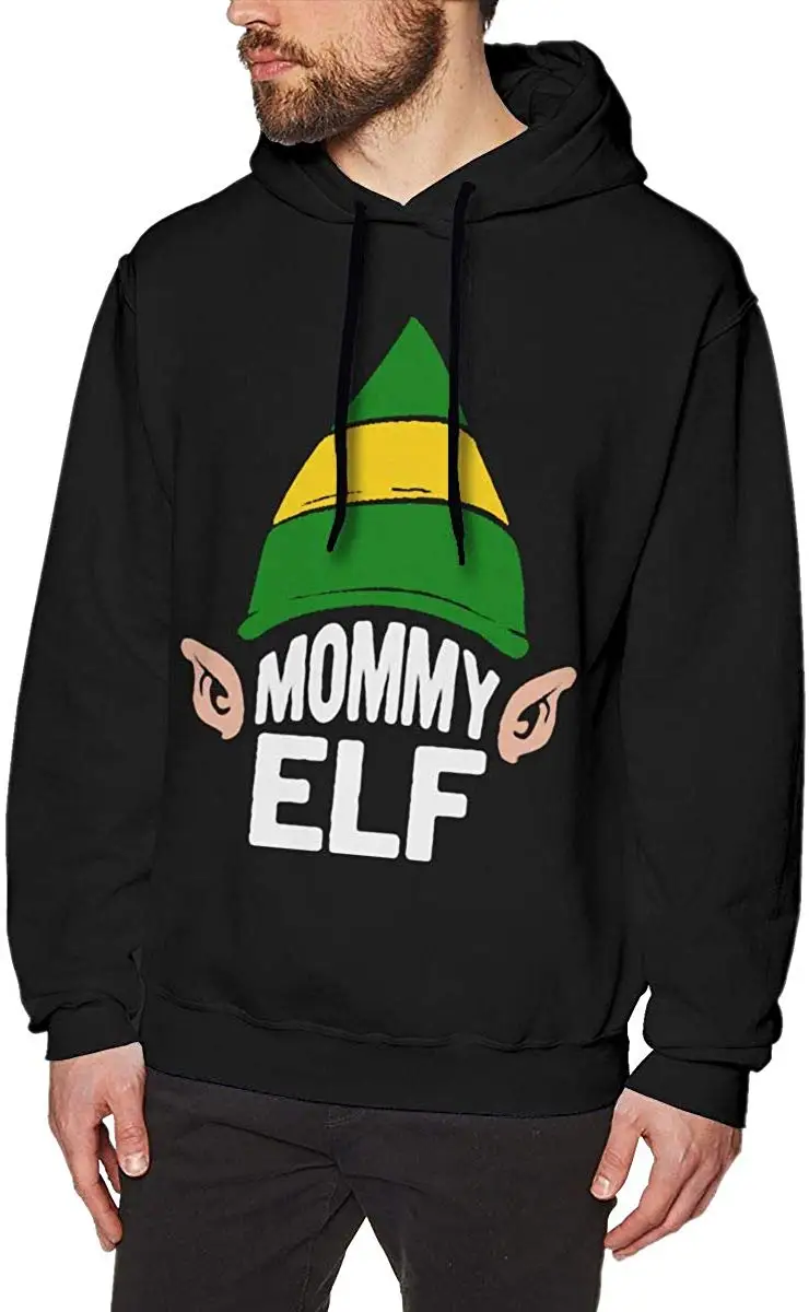 TSDFC Mommy Elf Футболка Забавный эльф Уродливый Рождественский мужской hoodieeï& OElig