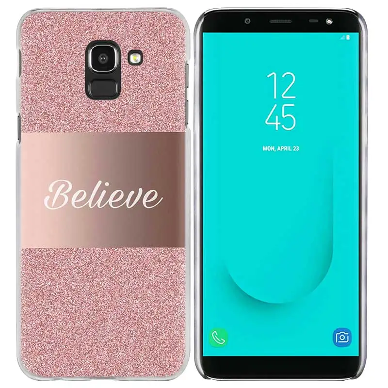 Розовое золото, розовый блеск PattCase Крышка для samsung Galaxy A50 A80 A70 A60 A40 A30 A20 A20e A10 A9 A7 A6 плюс Note 8 9 10 Pro - Цвет: 03