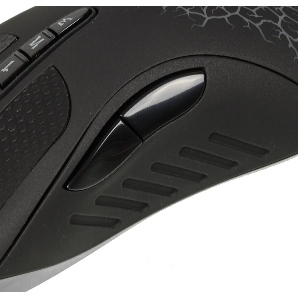 Мышь A4 Bloody AL9 Blazing черный лазерная(8200dpi) USB2.0 игровая(8but