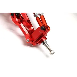 Siège avant C en aluminium rouge bleu, 1 paire, pièces de mise à niveau pour voiture Slash 2WD RC 