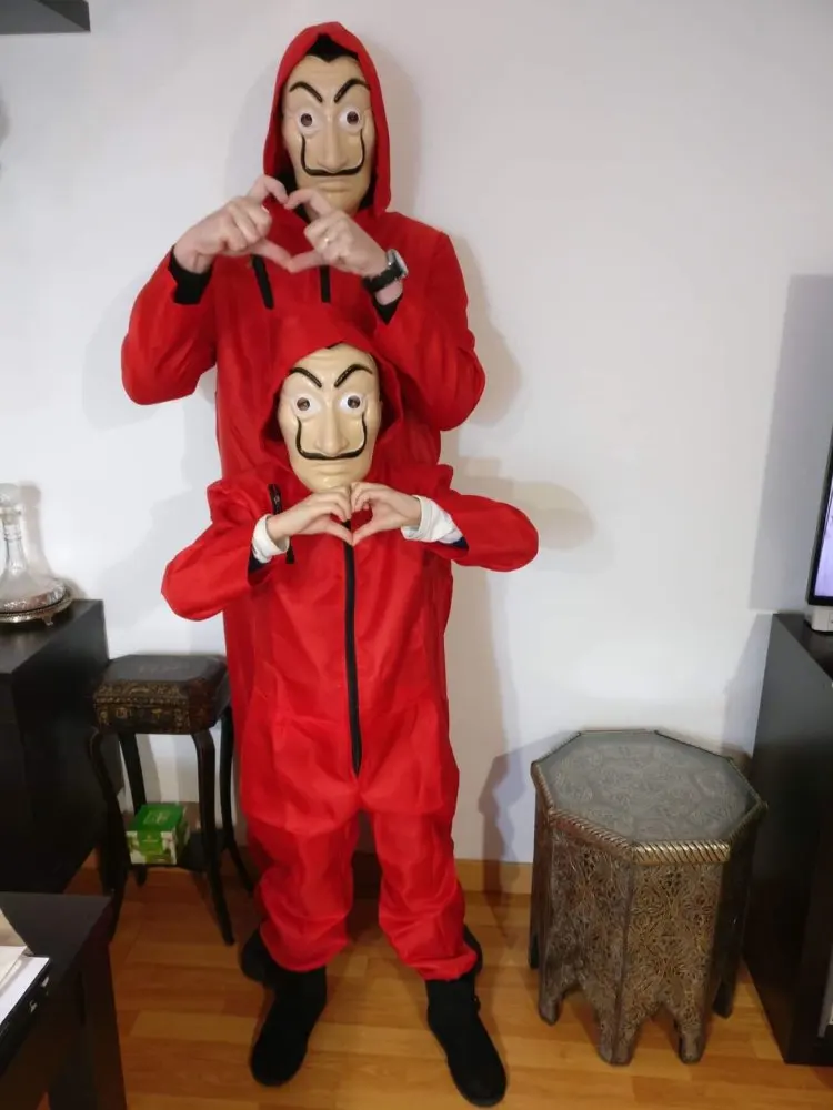 Salvador Dali Cosplay Costume The House of Paper House Paper Movie Cosplay Halloween Party Money Heist Costume & Face Mask 6 3