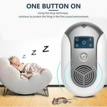 

New Electronic Ultrasonic Pest Reject Bug Mosquito Mouse Killer Cockroach Trap Mosquito Repeller Insect Rats Spiders Control