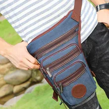 Карманы на молнии, регулируемый ремень, спортивный, винтажный, Повседневный, для хранения, на одно плечо, холст, прочная, модная, поясная сумка, многофункциональная