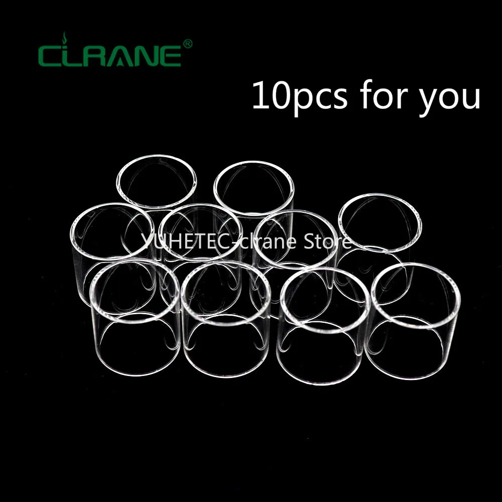 

10pcs clrane Replacement Fat Glass Tank /Straight glass for GeekVape Zeus X RTA 4.5ml bubble glass Fatboy Tube