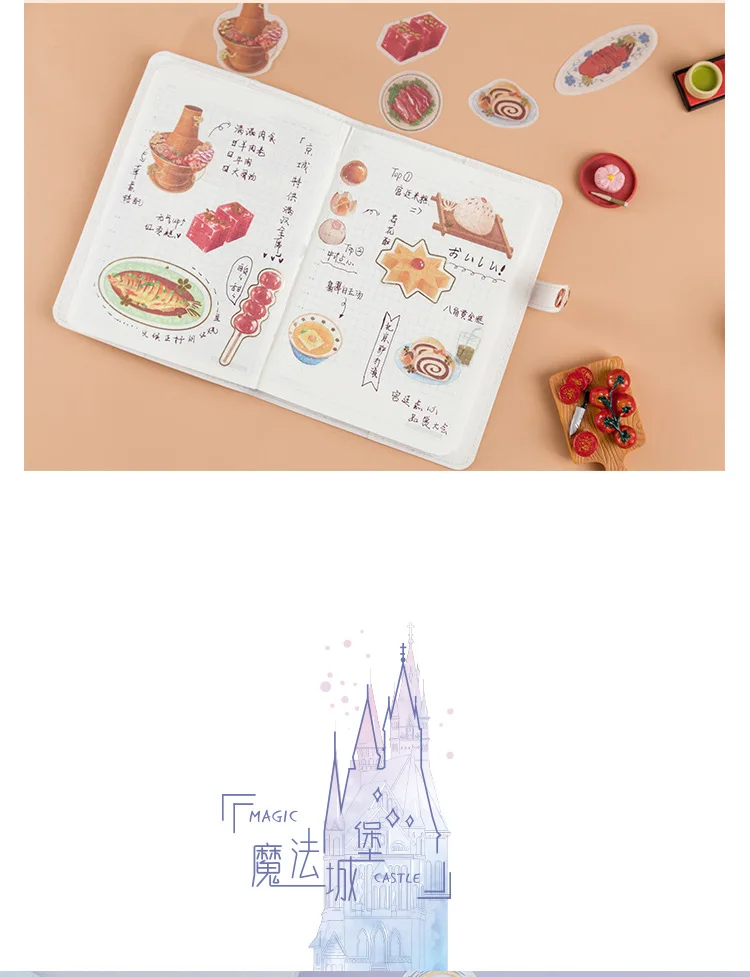 Optical Pickup National Trends-Style PVC Box Bronze Washi Tape Adhesive Paper INS Special Oil Cartoon Cute Adhesive Paper Hand A