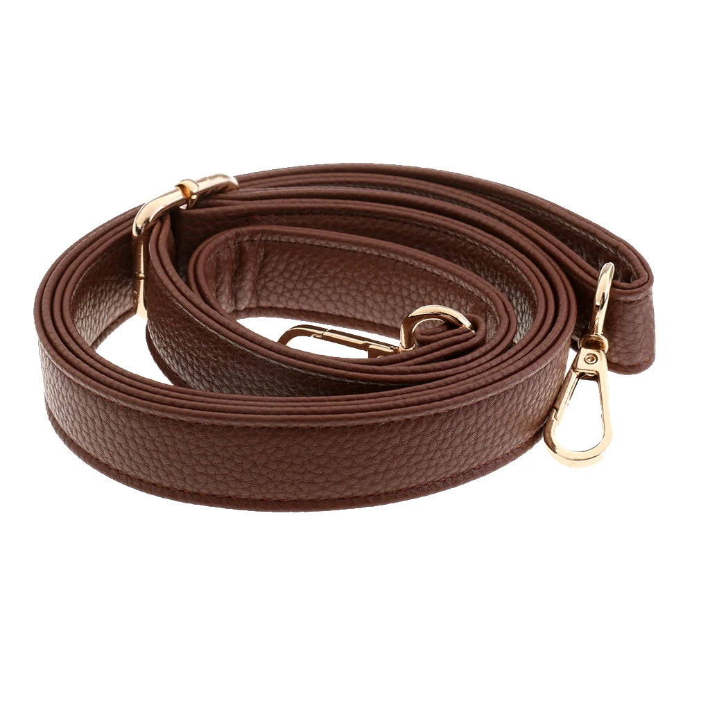 Coffee Adjustable PU Leather Handbag Shoulder Bag Strap Handle Replacements Accessories - Цвет: Coffee