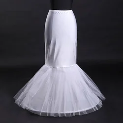 Mermaid Wedding Bridal Petticoat Underskirt Cosplay Party Crinoline Slips With Hoop