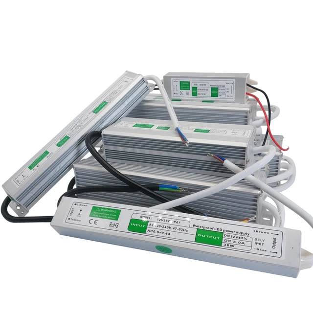 LED Trafo 12V/DC, 0-200W, IP67, dimmbar