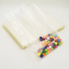Transparent Vacuum Bag, 100pcs Lucency PET Plastic Food Organizers Storage, Fresh Meat Space Bags Vacuum Sealing, Rice Package