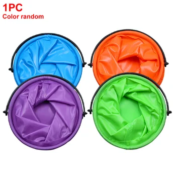 

Washing Bag Camping Supplies Tools Fishing Folding Bucket With Compartment Portable Ergonomic Outdoor Camping Bathroom Kitchen