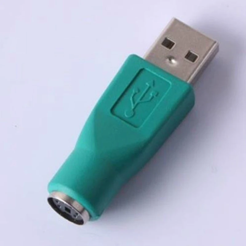 Adapter Convertor Keyboard Mouse USB Male Socket To PS 2 Female Plug adapter-convertor-keyboard-mouse-usb-male-socket-to-ps-2-female-plug