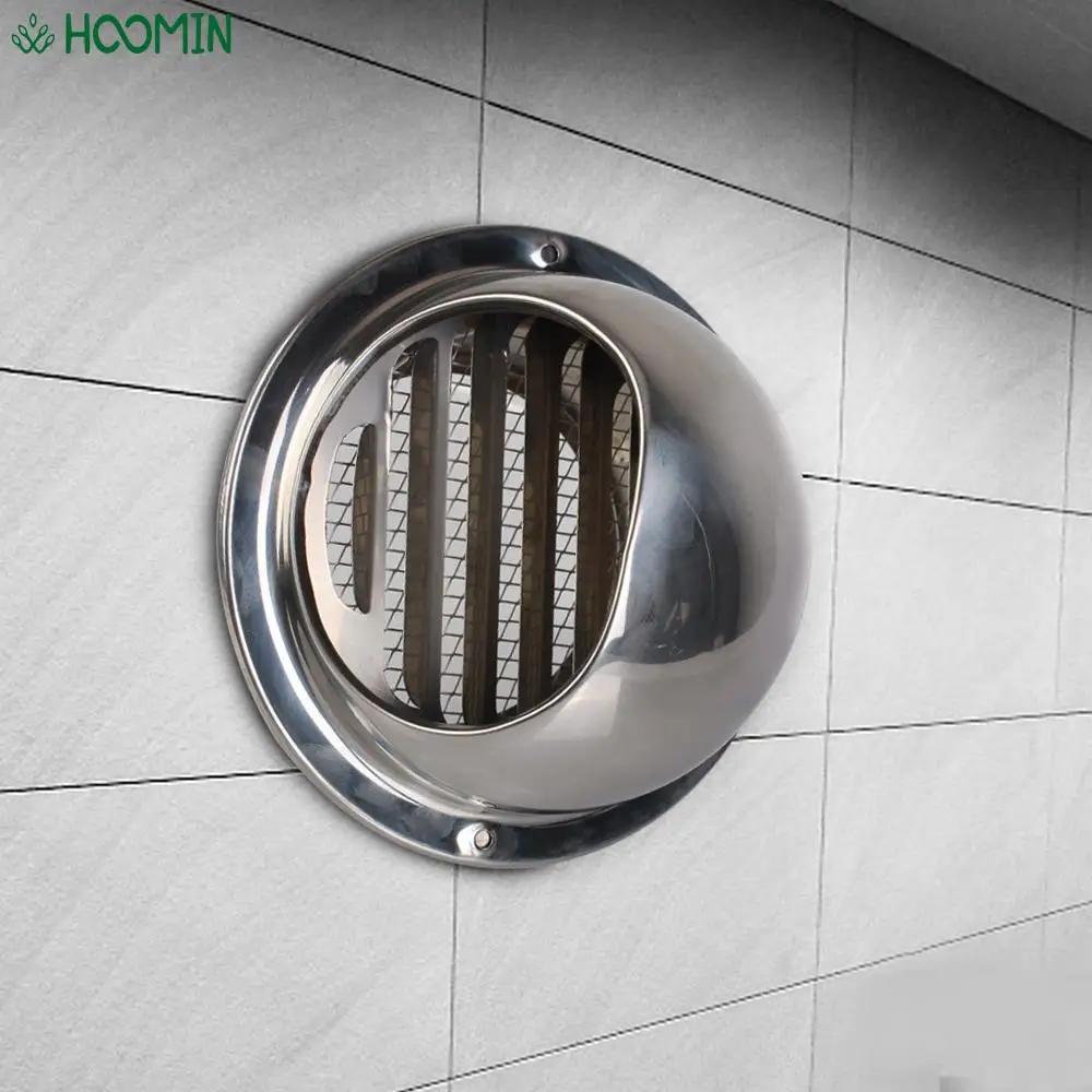 

Outlet Wall Ceiling Air Vent Ducting Ventilation Waterproof Exhaust Grille Cover 304 Stainless Steel Heating Cooling & Vents Cap