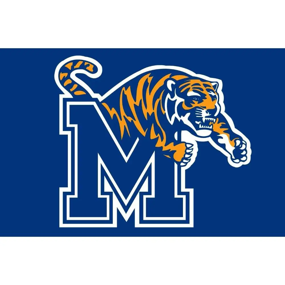Баскетбольный флаг memphis tigers, 90x150 см, для украшения