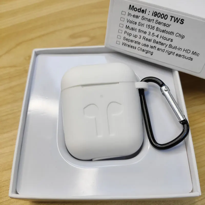 i9000 add White kits I9000 TWS Aire 2 всплывающие 1:1 реплики наушников Bluetooth 5,0 беспроводные наушники смарт-вкладыши сенсор i9000 TWS PK i1000 i500 i800 TWS - Цвет: i9000 add White kits