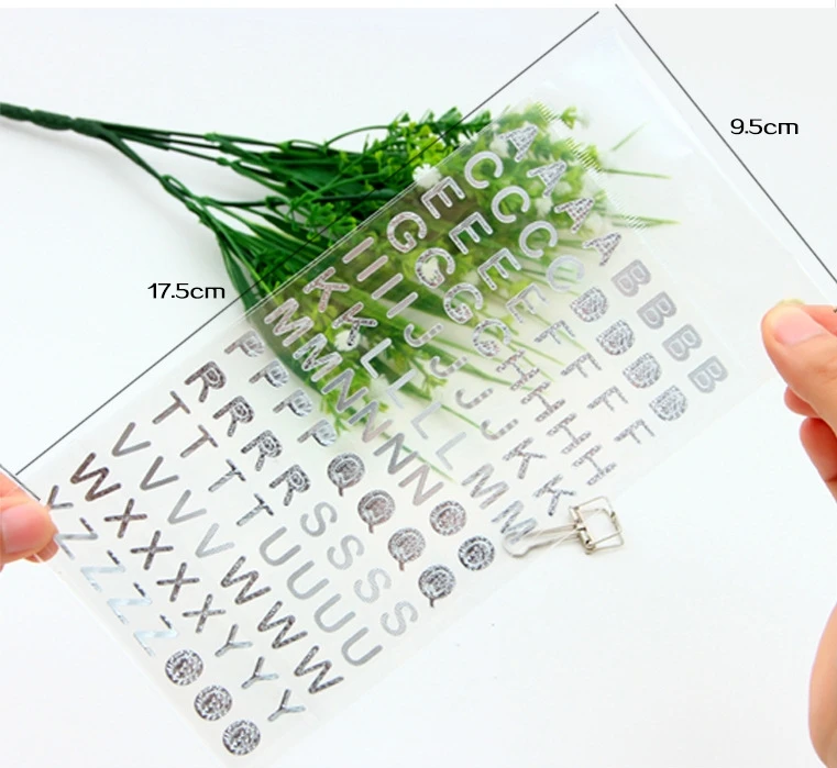 Горячее тиснение серебряное цифровое письмо горячие наклейки для стемпинга ручного счета DIY стикеры для украшения альбома товары для рукоделия наклейки хлопья