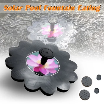 

Mini Solar Powered Fountain Home Garden Decoration Water Fountains Solar Panel Fountain Fish Pool Water Pump