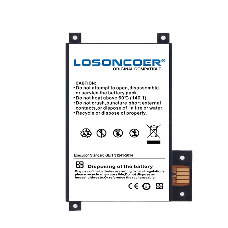 LOSONCOER 2200 мА/ч, S2011-002-S Аккумулятор для amazon kindle touch S2011-002-A DR-A014 S2011-002-S 170-1056-00 D01200 батареи