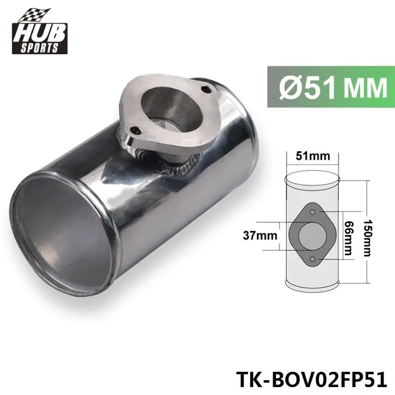51MM 2" ALLOY T PIECE PIPE Fit For RZ and RS BOV For Toyota 90-95 Pickup 3.0L V6 91 HU-BOV02FP51
