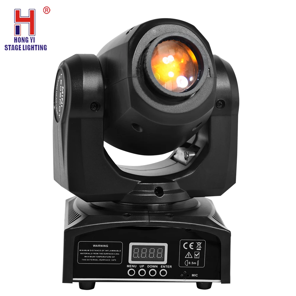 Мини 30 Вт движущийся Светодиодный точечный светильник Dmx 512 Gobo для Dj клуба
