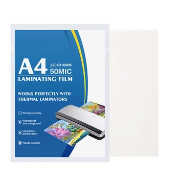 

2020 A4 50mic Thermals Laminating Sheet Plastic Clear Laminator Sheets Protection Photo Paper Files Card Picture 10/50/100pcs