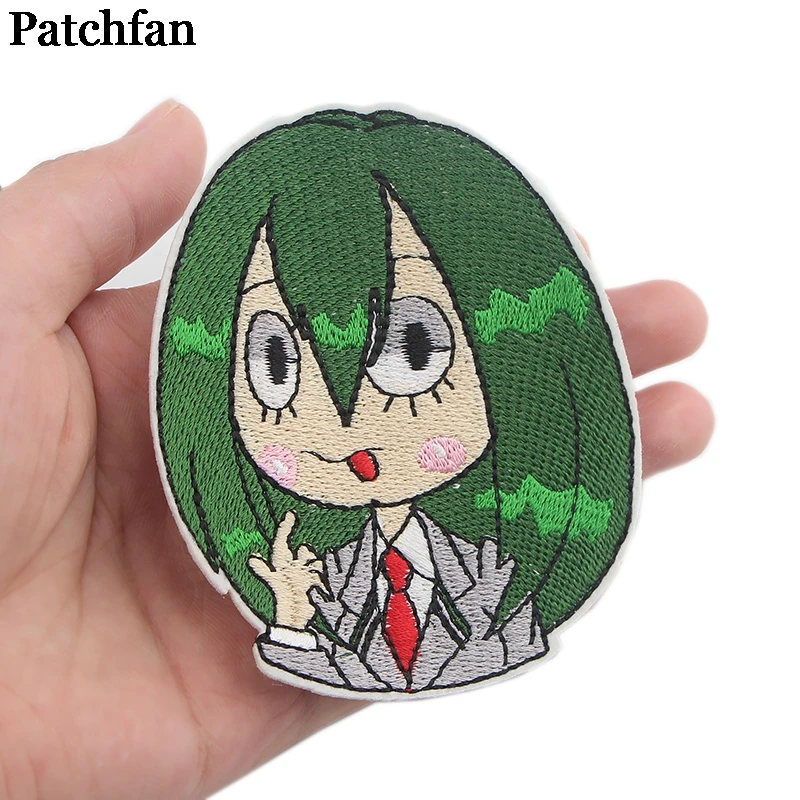 20 шт./партия, Patchfan, My hero Academy, нашивки из мультфильма, одежда с вышивкой, аксессуары для лоскутного шитья, значки,, A2336