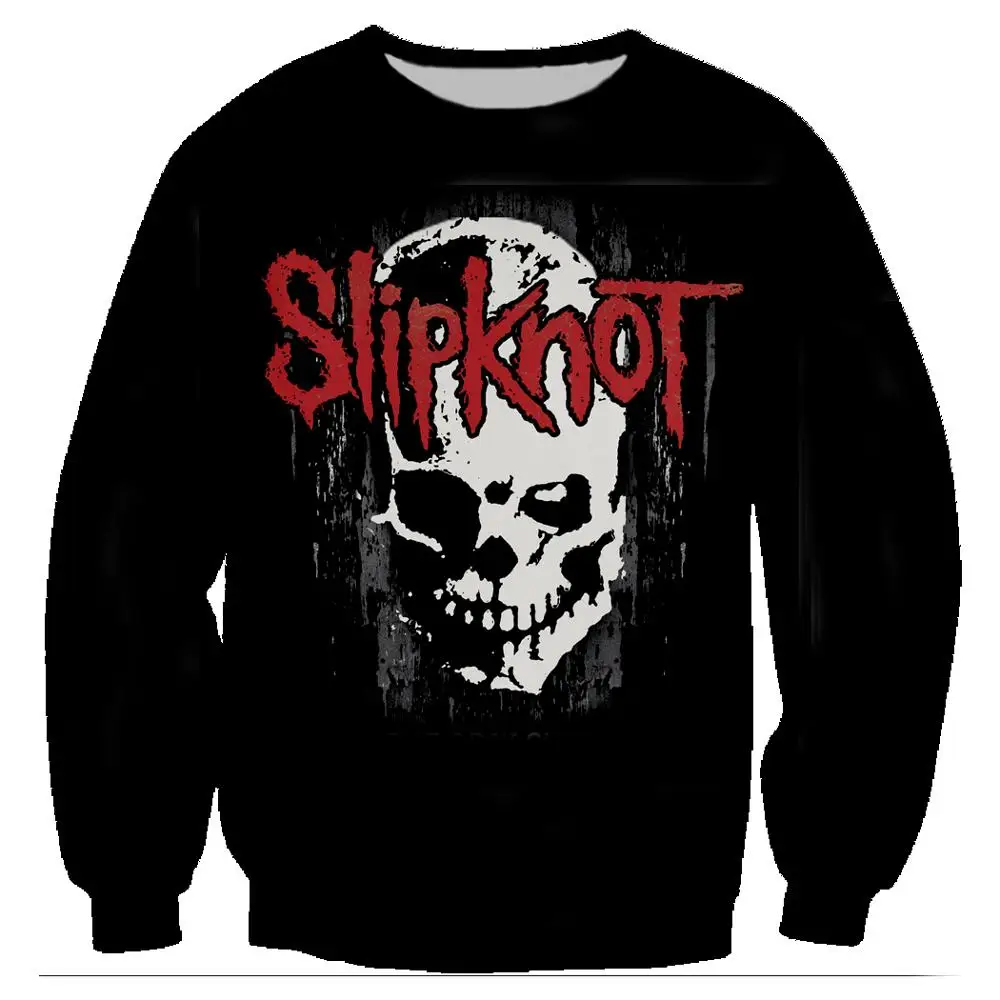 18 Slipknot рок толстовки 3D печатных унисекс пуловер толстовки с длинным рукавом Crewneck уличная Толстовка Sudaderas Hombre 5XL - Цвет: 18