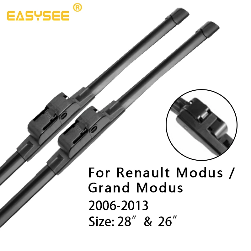 2006-2013 Стеклоочистители ветрового стекла для Renault Modus/Grand modus 2004 2005 2006 2007 2008 2009 2010 2011 2012 2013 2" и 26" - Цвет: 2006-2013