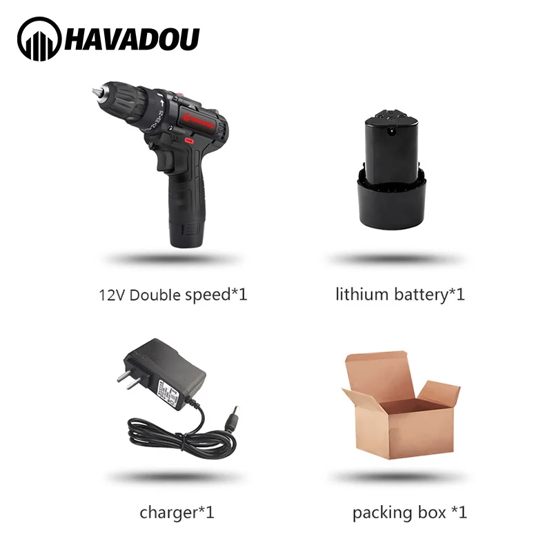 48V Cordless Drill Electric Drill Rechargeable