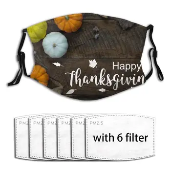 

Happy Halloween Or Thanksgiving Day Face Mouth Mask Cover Anti Dustproof Washable Reusable Adult Mouth Masks Mascarilla