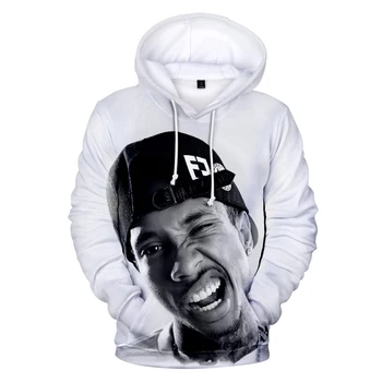 

Tyga 3D Hoodies Sweatshirt in Men's/kids Hot rapper singer Tyga Winter Warm Oversized Street Costumes High Quality Child tops