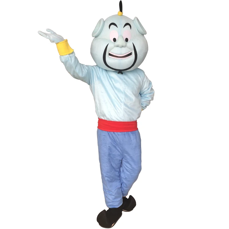 

Blue Aladdin Genie Evil Bogy Spirit Demon Mascot costumes Aladdin mascotte carnival costume Fancy party dress