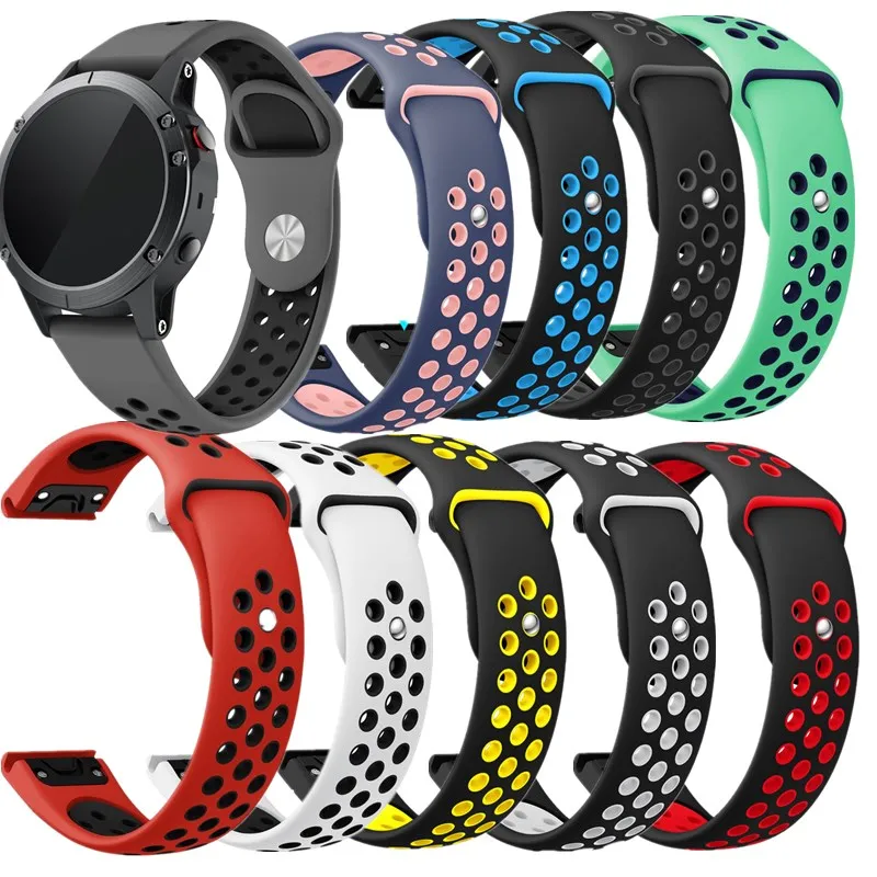 OLLIVAN 22 мм ремешок для часов Garmin Fenix 6 5 Plus ремешок для часов Быстрый ремешок для Garmin Forerunner 935 приближение S60 спортивный силиконовый