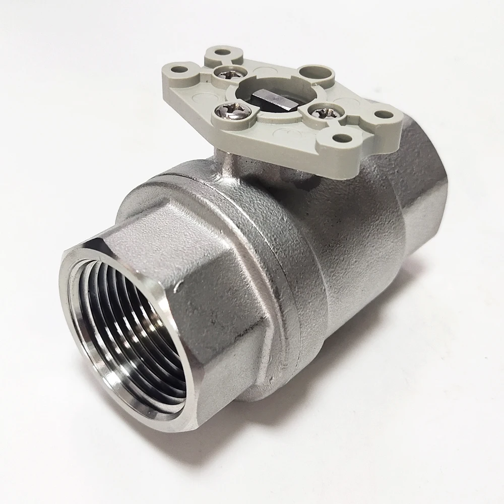 

DN25 Full Port Szie Stainless Steel Valve Body with BSP thread or NPT thread 1" SS304 Valve Body for electric valve drive