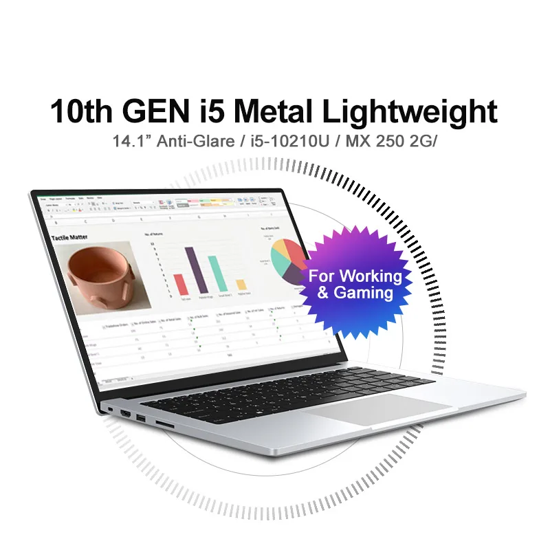 Новый игровой ноутбук MAIBENBEN MECHREVO 2020 S1Pro2020 i5-10210U / MX250 16G DDR4 512G SSD Windows 10 Home Learning |