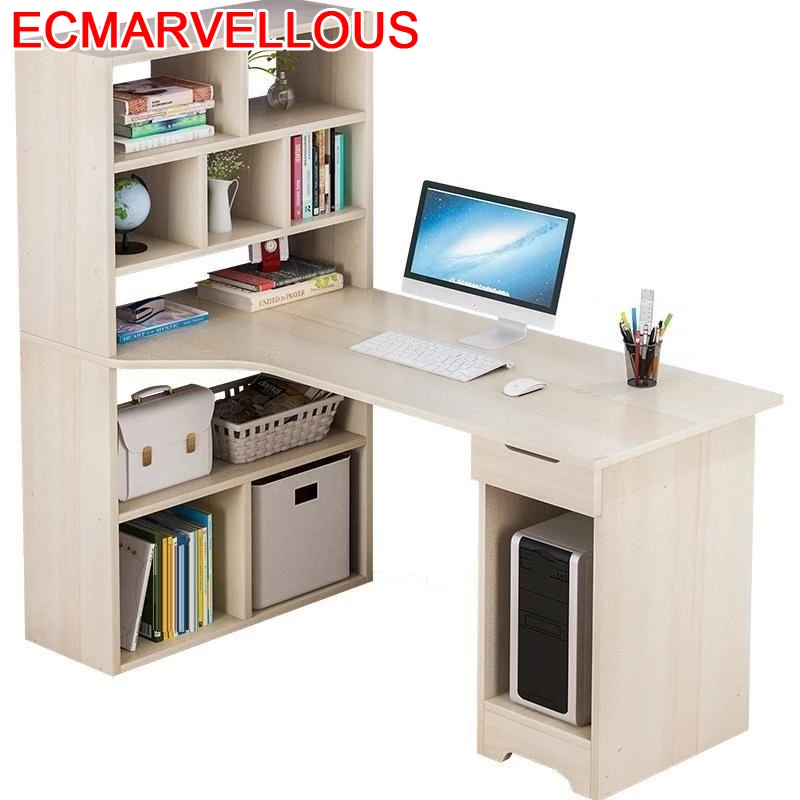 

Furniture Para Notebook Scrivania Schreibtisch Pliante Bed Escritorio Bedside Tablo Desk Mesa Computer Table With Bookcase