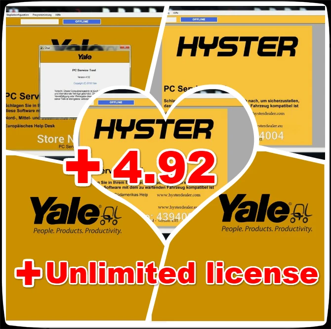 2019 Neueste Hyster Und Yale Pc Service Tool V 4 92 Diagnose Und