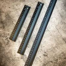 Handmade Leather DIY Tool Cut Leather Anti-cut Ruler Cut-proof Hand Ruler Aluminum Alloy Long Rule