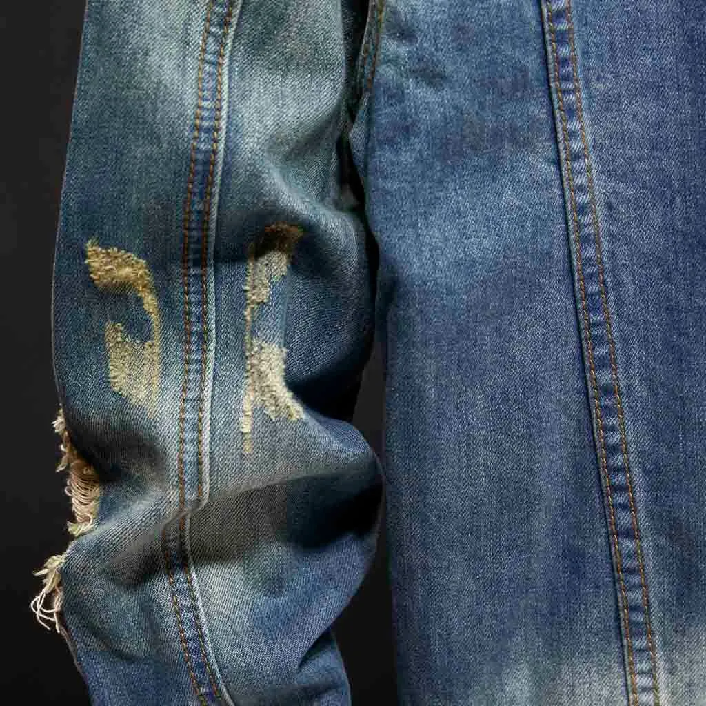 Мужская джинсовая куртка в стиле хип-хоп, ретро-куртка, уличная, повседневная, пилот, Harajuku, модная, тонкая, на пуговицах, jaqueta masculino, джинсы# y3