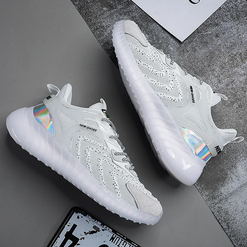 

Высококачественные Брендовые мужские кроссовки, дышащая обувь для бега на шнуровке, демпфирующая нескользящая обувь для фитнеса, мужская спортивная обувь