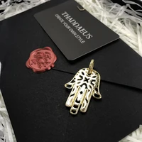 Pendant Hand of Fatima,Brand New Pure Gold Color Jewelry Europe Accessorie 925 Sterling Silver Gift For Women Men 6