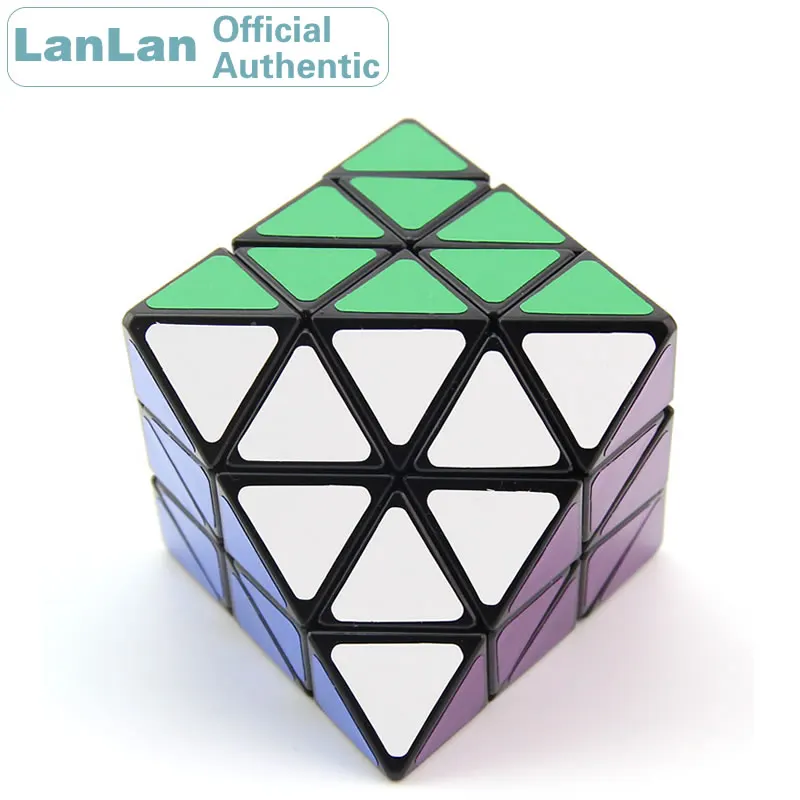 

LanLan 8 Axis Octahedron Skewbed Magic Cube Diamond Professional Speed Puzzle Antistress Fidget Educational Toys For Children