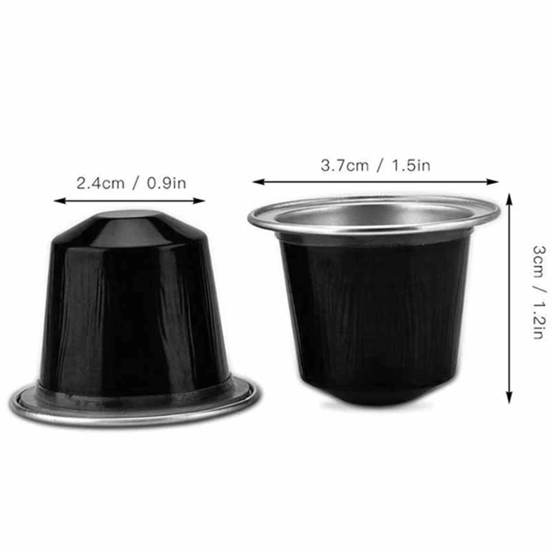 100 комплектов многоразовая кофейная Капсульная чашка одноразовая Nespresso Pod для