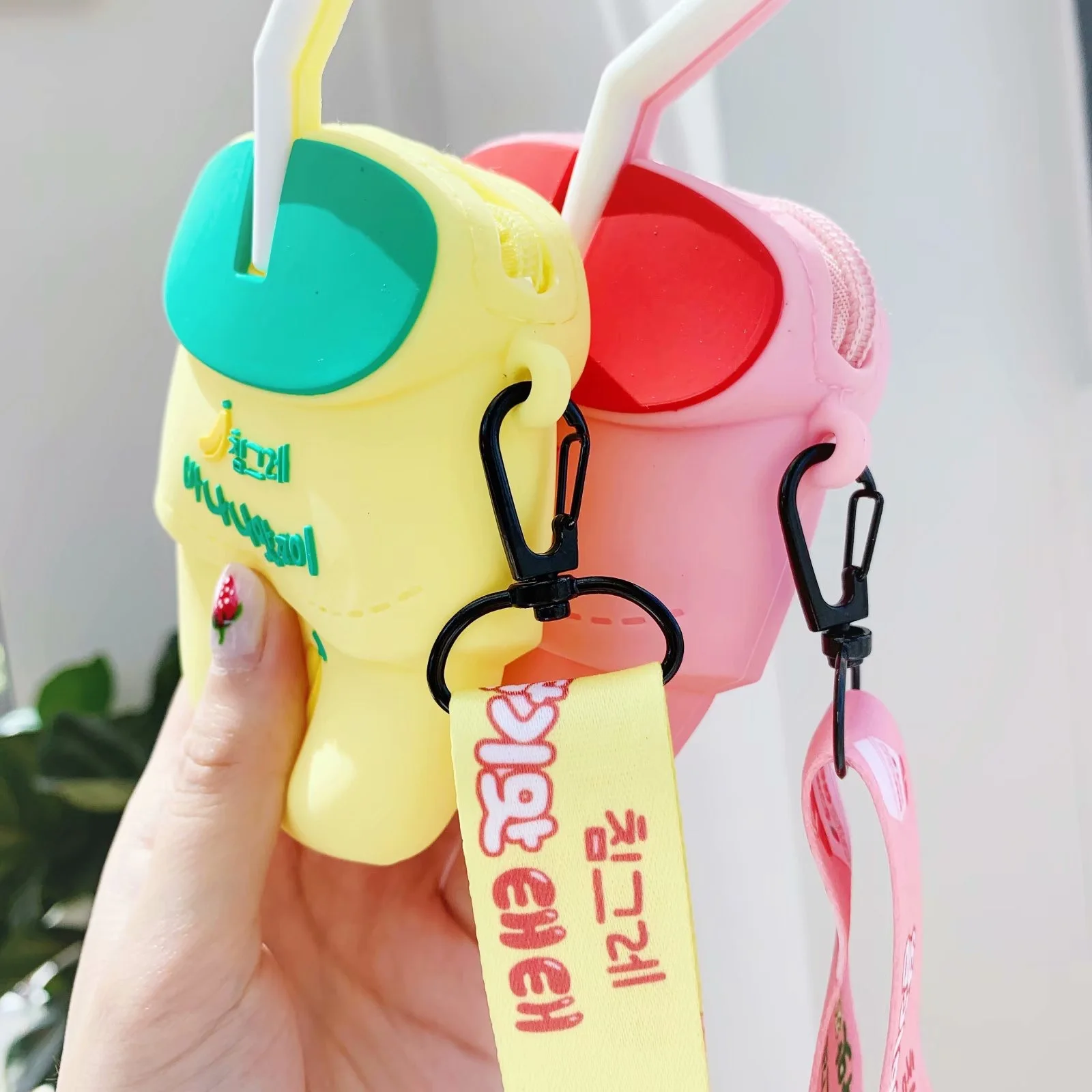 Универсальный чехол сумка ins банан клубника напиток кошелек сумка для airpods монета губная помада сумка на плечо подарок для девочки ребенок+ ремень