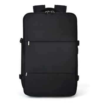 

JHD-Casual Business Men Computer Backpack Light 22-Inch Laptop Bag USB Lady Anti-Theft Travel Backpack